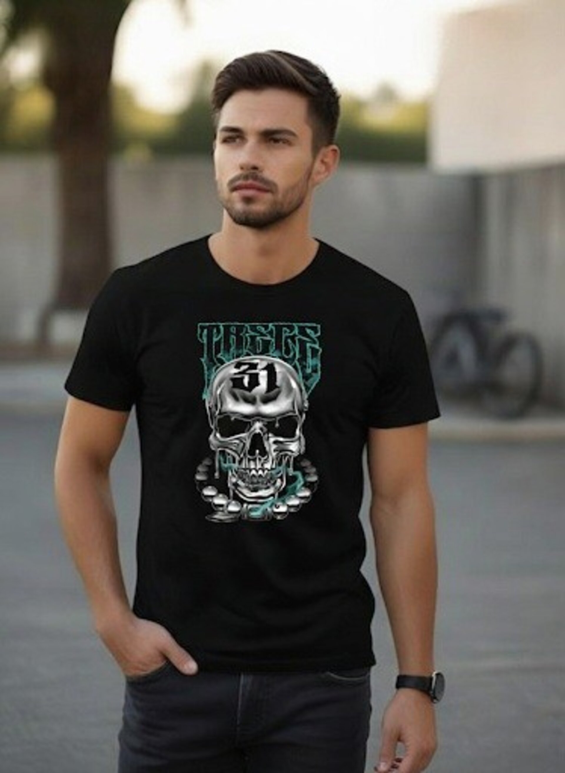 Camiseta Skull Green - 2